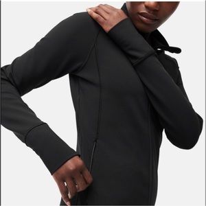 Outdoor Voices FrostKnit Full Zip Running Jacket Black Sz S